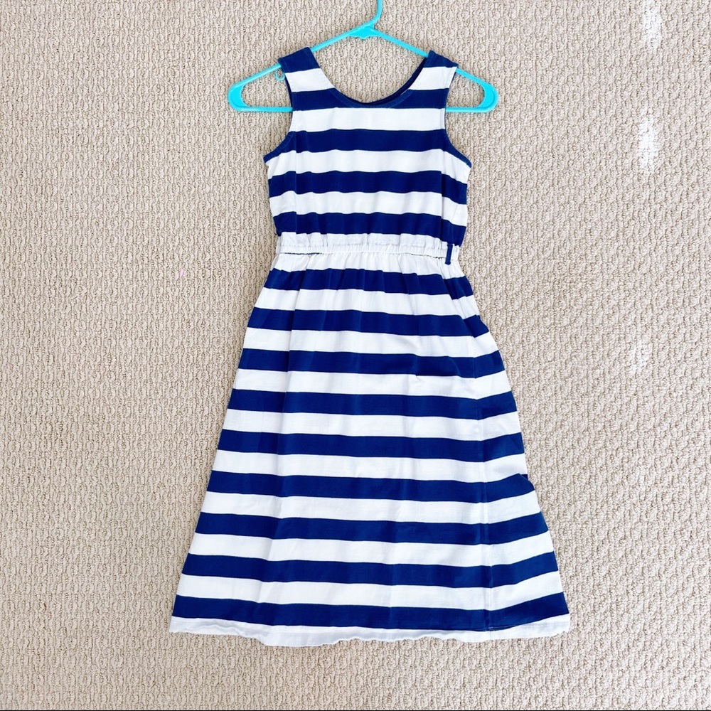 GYMBOREE Royal Blue & White Maxi Tank Dress